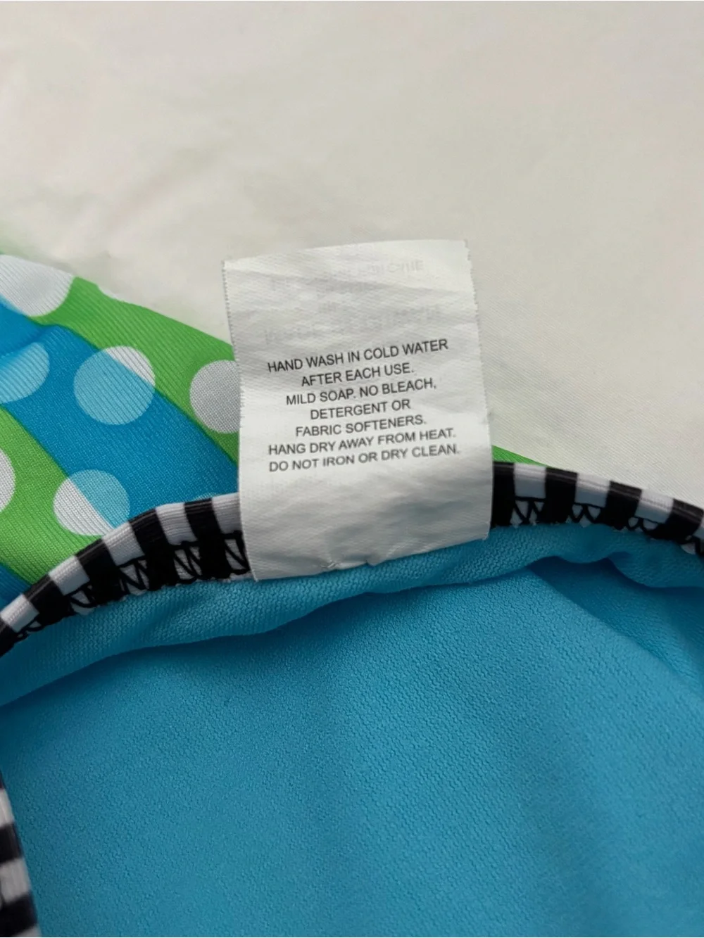 Dolfin Green & Blue Wavy Dot One-Piece Swimsuit